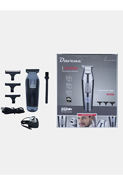 Davena ماكينة حلاقة وقص شعر احترافية مع شاشة رقمية