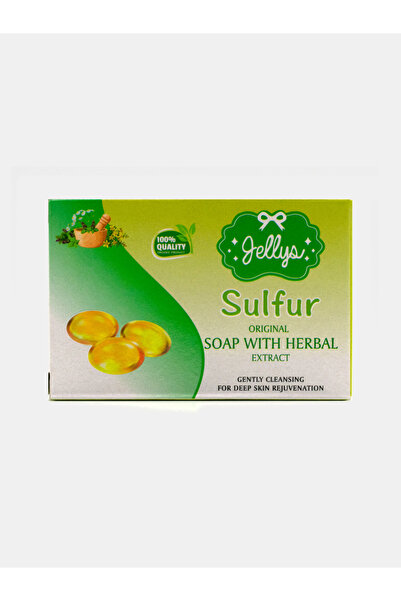 JELLYS صابون الكبريت الأصلي مع خلاصة الأعشاب، 75 جرام