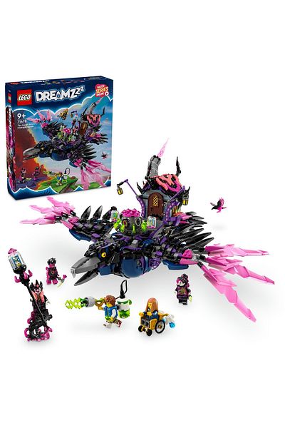 LEGO Set LEGO DREAMZzz - Corbul de la miezul noptii al vrajitoarei din Never (71478)