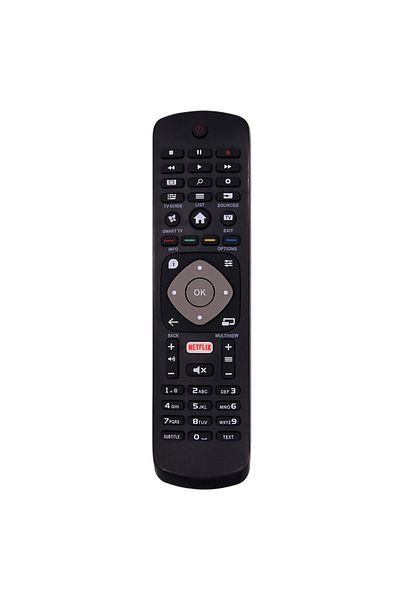Choice Black Genuine 996596003606 Remote Control For Philips 4k Uhd Hdr Tv 32pfs5362 32pfs5803 43puh6101 43