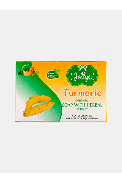 JELLYS صابون الكركم الأصلي مع مستخلص الأعشاب، 75 جرام