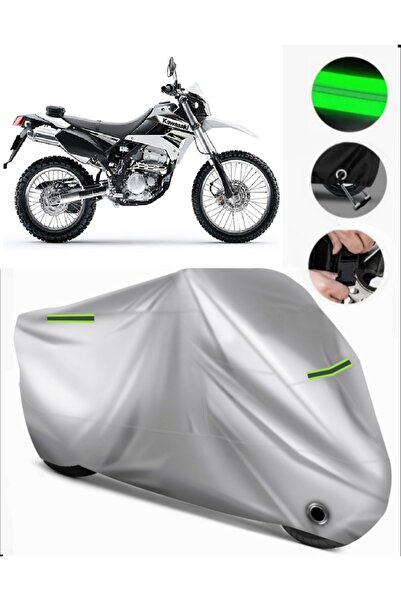 MotoEN غطاء خلفي متوافق مع Kawasaki KLX 250 مصنوع من القماش المشمع الفاخر للد...