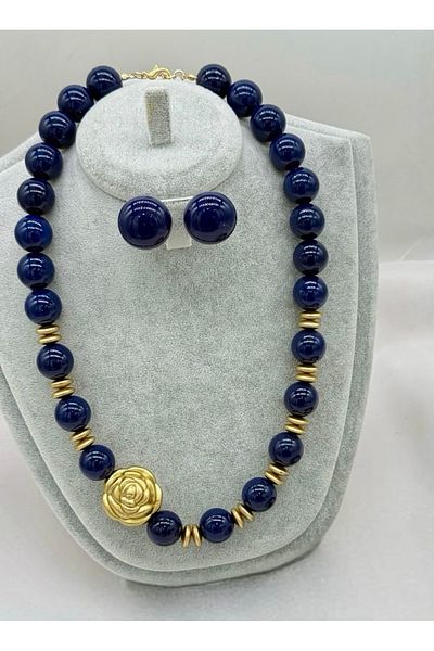 a rose jewelry Trendy Rose Bead Necklace