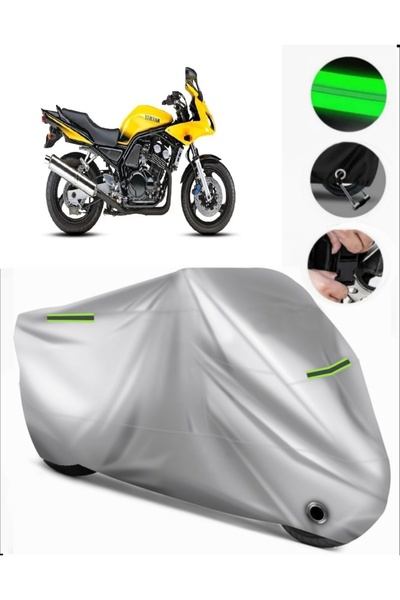 MotoEN Yamaha Fzs600 Compatible Motorcycle Tarpaulin Premium (Lock Compatible...