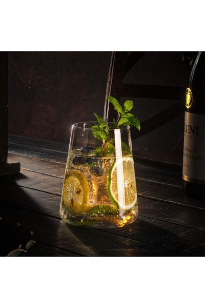 Stölzle Lausitz Set of 6 universal glasses made of crystallized glass, Stölzle Power, 380 ml