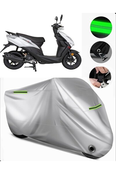 MotoEN Mondial 50 Eagle Rear Bag Compatible Premium Motorcycle Tarpaulin (Loc...