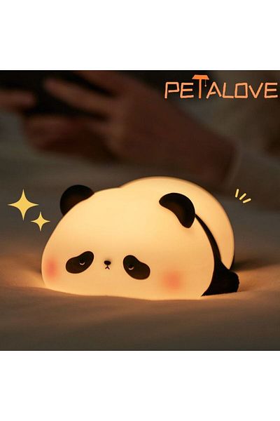 Choice Panda Night Light Cute Animal Panda Rabbit Duck Lovely Silicone Lamp Cloud Star Christmas Gift for K