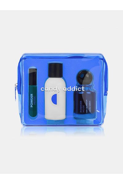 Candy Addict Powder Musk Trio Set - EDP 50 ml + Hair Mist 50 ml + Perfume Oil 10 ml