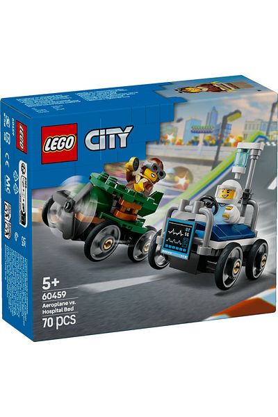 LEGO LEGO City Set - Airplane vs. Hospital Bed Racing Pack (60459)