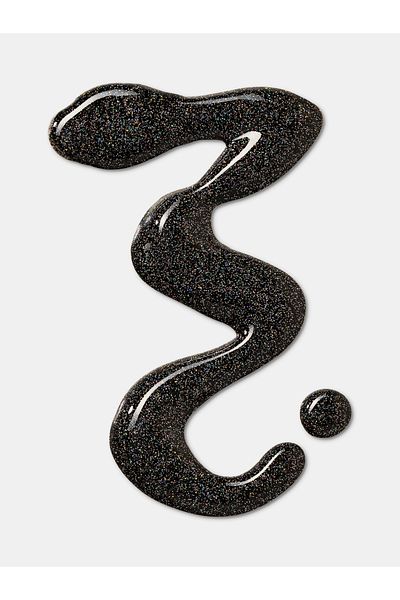 Flormar Glitter Nail Enamel, 36 Blackstar