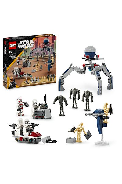 LEGO Set LEGO Star Wars - Pachet de lupta: Clone Trooper si droid de lupta (75372)