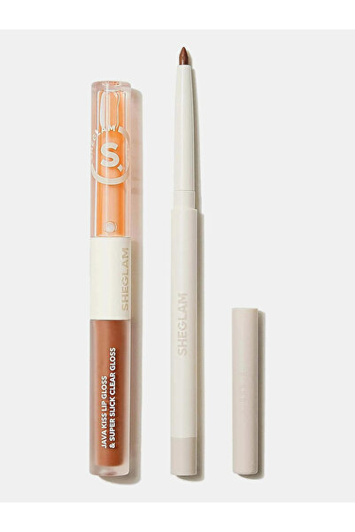 SHEGLAM Soft 90S Glam Lip Liner and Lip Duo Set, Moody Taupe