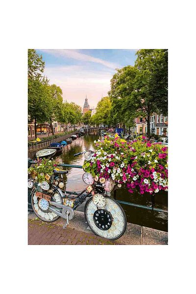 RAVENSBURGER - Puzzle bicicleta in Amsterdam 1000 piese