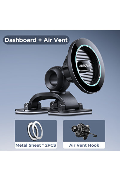 Choice One Suit Joyroom Magnetic Phone Holder for Car Fit Curved Surfaces Car Phone Holder Mount Flexible &