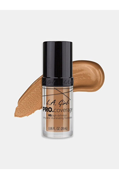 LA Girl كريم أساس PRO.Coverage HD Illuminating، لون بيج GLM646