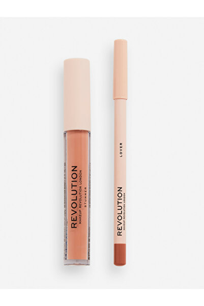 Revolution مجموعة تحديد الشفاه من لافر - محدد الشفاه وأحمر الشفاه السائل