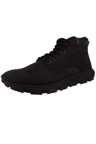 Timberland Herren Sportliche Halbschuhe Winsor Park TB0A5Y6W001 Schwarz Black Nubuck Leder mit GreenStride? Gu