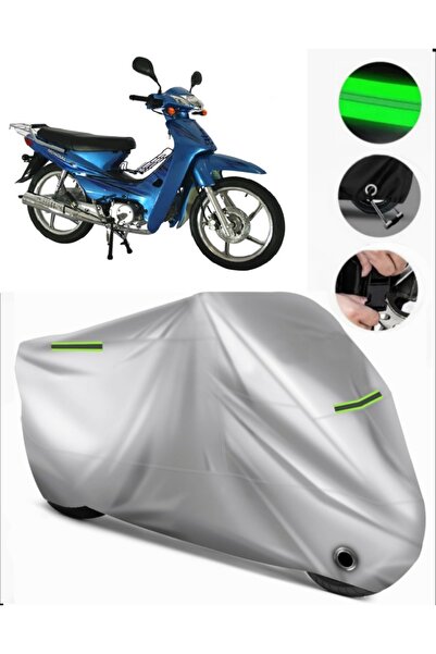 MotoEN Mondial 100 Km Rear Bag Compatible Motorcycle Tarpaulin Premium (Lock ...