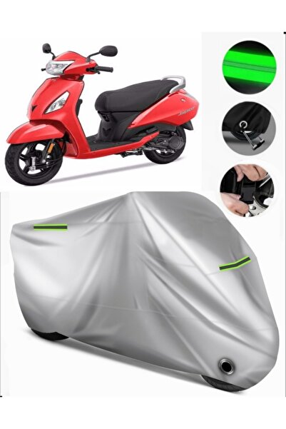 MotoEN Tvs Jupiter Rear Bag Compatible Premium Motorcycle Tarpaulin (Lock Com...