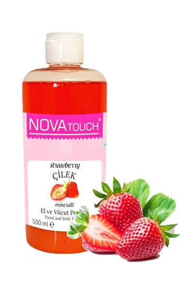 Nova Touch Keratin El ve Vücut Bakım Tuz Peeling Çilek 500 ML