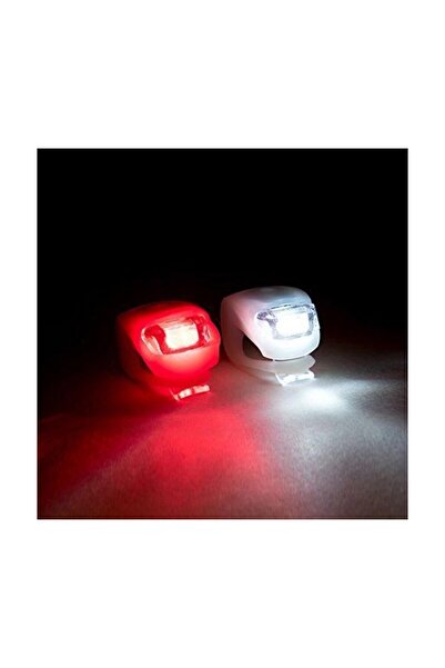 Worldtec 2 Adet Silikon Led Bisiklet Lambası 2'li Fener Ön Ve Arka Stop Işık ...