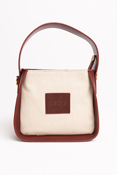 KISCHE Esme Канавас Шкіра Гарні Плечова Жіноча Сумка Tote