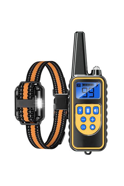 Choice for 1 dog Orange-01 Dog Training Collar with Remote, Waterproof Shock Collar for Large Medium Small