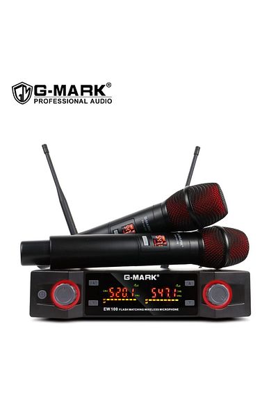 Choice EW100-EU Wireless Microphon G-MARK EW100 Professional UHF Karaoke Handheld Mic Frequency Adjustable