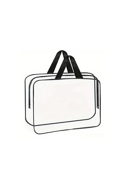 Choice 1 Clear bag Large Toy Storage Bags Reusable Clear PVC Board Game Storage Travel Waterproof Organizer