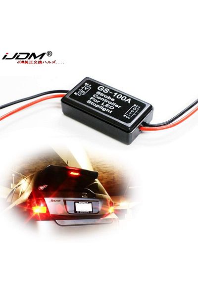 Choice GS-100A Flash Strobe Controller Flasher Module For Car LED Brake Stop Light Lamp CD0102 12V/24V S...