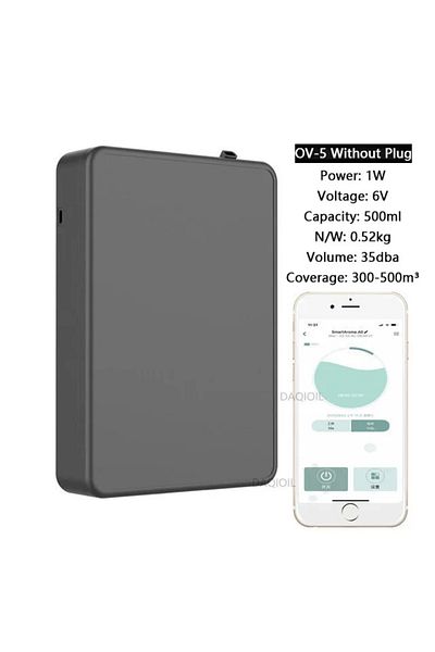 Choice OV-5 Without Plug Smart Aroma Diffuser Wall Mounted Essential Oil Diffuser  APP Control Fragrance Di
