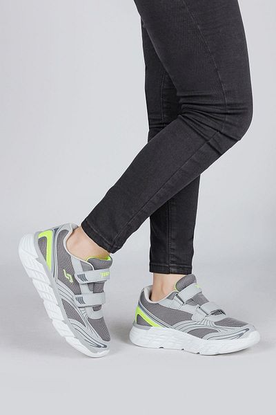 Jump 30002 Gri - Neon Verde unisex copii pantofi sport pantofi casual