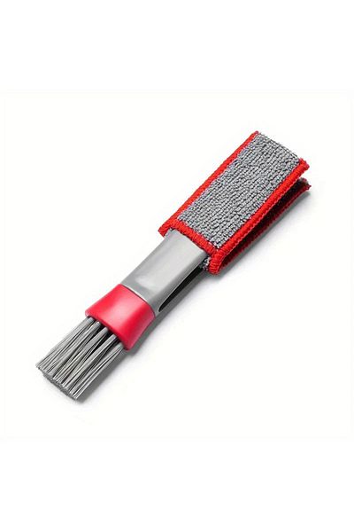 Choice cleaning brush-Red Car Cleaning Brush Air Conditioner Outlet Cleaning Tool Multi-purpose Dust Brush