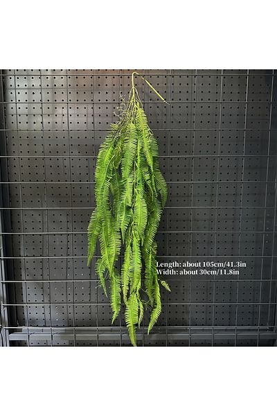 Choice Bosidunjue Lvse 1pc Artificial Hanging Green Plants Fake Rattan Wall Hanging Plastic Vine For Home G