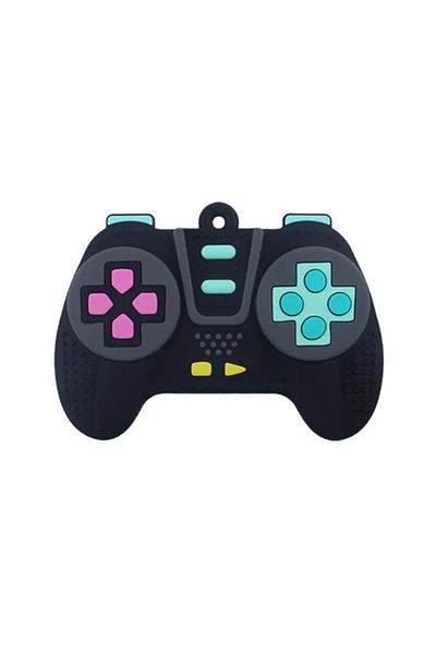 Choice Black Gamepad Silicone Baby Teether Chew Toys Remote Control Remote Game Controller Shape for Rodent