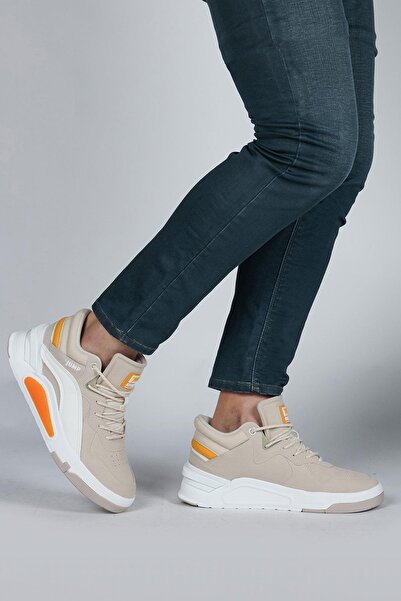 Jump 29103 Ανδρικά αθλητικά παπούτσια με ψηλό τοπ Λευκό Casual αθλητικά παπούτσια