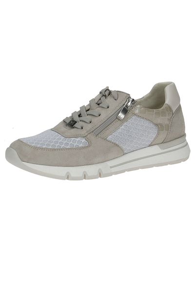 Caprice Damen Low Sneaker Low Top H-Weite 9-23703-20 Grau 208 LT Grey Comb Leder/Synthetik mit CAP LIF