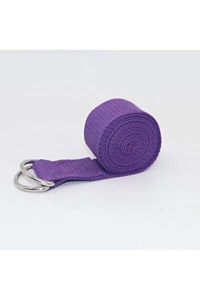 Choice حزام يوغا أرجواني M قطعة واحدة لليوجا والبيلاتس والباليه والرقص مع مشب...