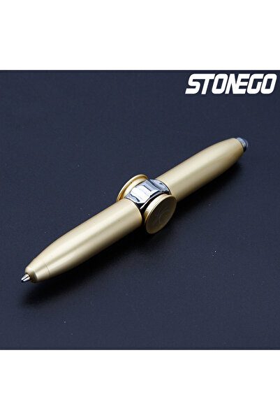 Choice قلم تخفيف التوتر من ستونجو الذهبي، قلم جيروسكوب خفيف لتخفيف الضغط، قلم...