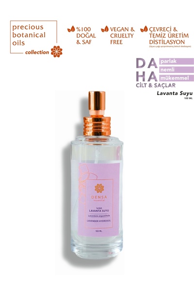 Densa Essential %100 Saf Lavanta Suyu 100 Ml