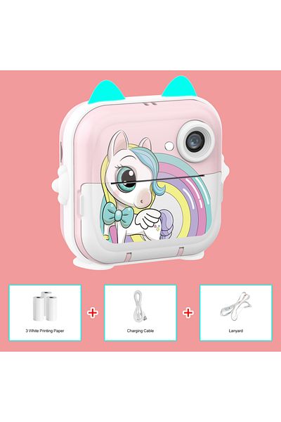 Choice Pink MISIRUN Kids Camera Instant Print Boys Girls Gift Children Digital Video Camera Photo Thermal P