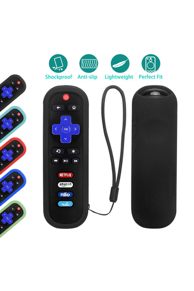 hononjo غطاء حماية أسود من السيليكون مقاوم للصدمات، مناسب لجهاز التحكم عن بعد...