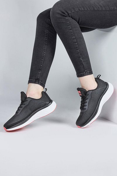 Jump 29828 Black - Salmon Pink Women's Sneaker Casual Sneakers