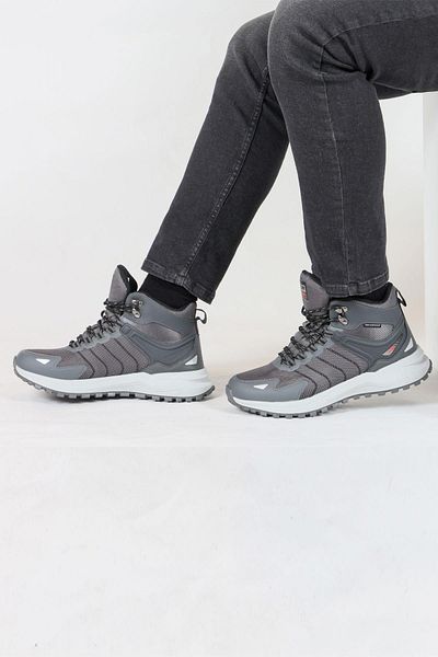 Jump 34651 Gray Waterproof Men's Boots