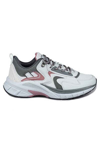 Jump 30866 Gray Claret Red - Women's Sneaker, Casual Sports Shoes
