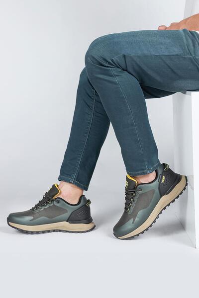 Jump 29651 Yeşil - Siyah Erkek Su Geçirmez Outdoor Sneaker Spor Ayakkabı