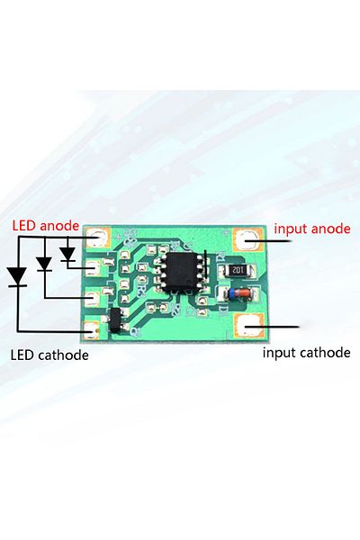 Choice 3V 6V 12V Slow Breathing Light Module 3-way 300mAh Light with Slow Flashing Light Gradually on An...