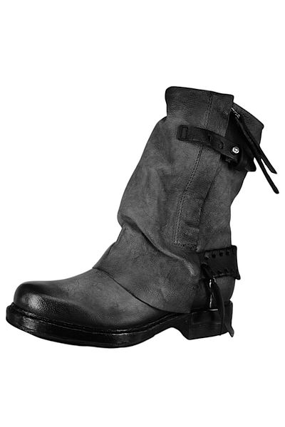 A.S.98 Damen Elegante Stiefel Arche B80301-101 0001 Leder
