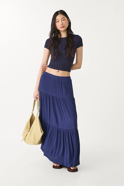Stradivarius Long flowing skirt