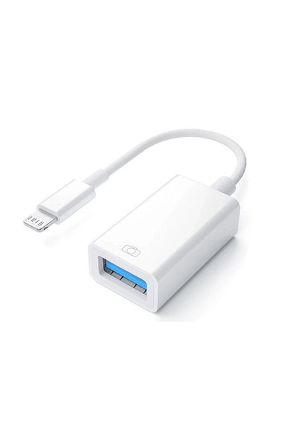 Choice WHITE Byscoon USB 3.0 OTG Adapter Cable For iPhone 14 13 12 11 Pro Max Xs XR 7 8 Plus Lightning to U
